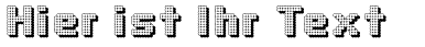 Ihre Vorschau von der Schriftart Dotty Shadow