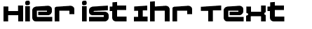 Ihre Vorschau von der Schriftart Fatsans Rotated
