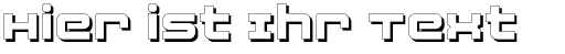 Ihre Vorschau von der Schriftart Fatsans Shadow