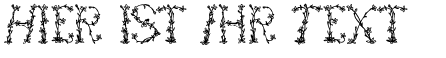 Ihre Vorschau von der Schriftart Floral
