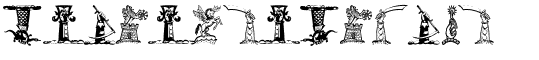 Ihre Vorschau von der Schriftart Helmbusch Crest Symbols