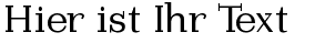 Ihre Vorschau von der Schriftart Imperium Serif