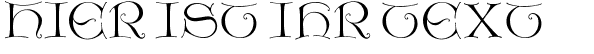 Ihre Vorschau von der Schriftart Light Unciale