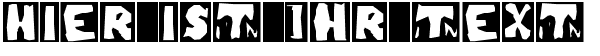 Ihre Vorschau von der Schriftart LinoLeumInvers