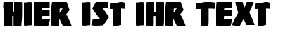 Ihre Vorschau von der Schriftart Mighty Windy