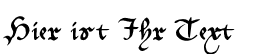 Ihre Vorschau von der Schriftart MKantzley