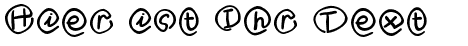 Ihre Vorschau von der Schriftart MKlammer Affen