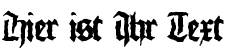 Ihre Vorschau von der Schriftart Monks Writing