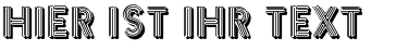 Ihre Vorschau von der Schriftart Multistrokes