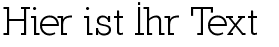 Ihre Vorschau von der Schriftart Nilland