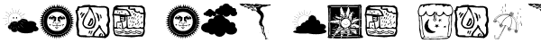 Ihre Vorschau von der Schriftart Now the Weather