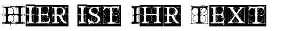 Ihre Vorschau von der Schriftart Old Constructed Caps