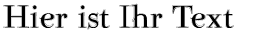 Ihre Vorschau von der Schriftart Parma Petit Outlined