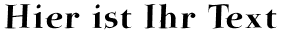 Ihre Vorschau von der Schriftart Parma Petit HeavySwinging