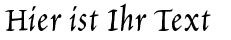 Ihre Vorschau von der Schriftart Petitscript