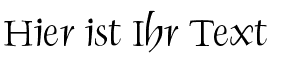 Ihre Vorschau von der Schriftart Renaiss Italic