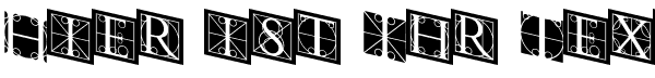 Ihre Vorschau von der Schriftart Rodgauer Three