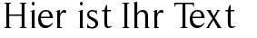 Ihre Vorschau von der Schriftart Roman Serif