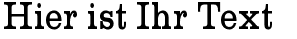 Ihre Vorschau von der Schriftart Roundslab Serif