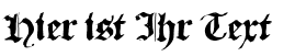 Ihre Vorschau von der Schriftart Sketched Cassius Broken