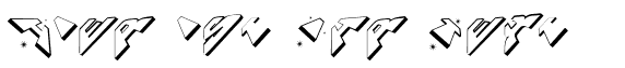 Ihre Vorschau von der Schriftart Space Attacks