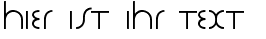 Ihre Vorschau von der Schriftart Tschich