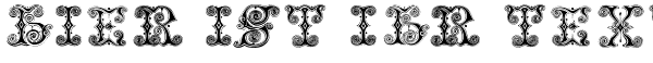 Ihre Vorschau von der Schriftart Vaticanian Initials