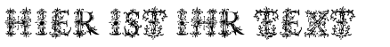 Ihre Vorschau von der Schriftart Vespasians Florials