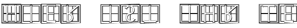 Ihre Vorschau von der Schriftart XperimentypoThree C Square
