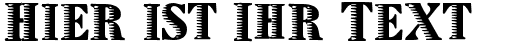 Ihre Vorschau von der Schriftart Zebraesq