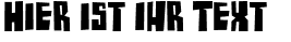 Ihre Vorschau von der Schriftart Buzz Saw AOE