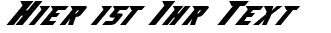 Ihre Vorschau von der Schriftart Abberancy