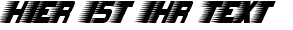 Ihre Vorschau von der Schriftart Barbatrick