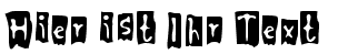 Ihre Vorschau von der Schriftart Beat My Guest
