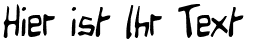 Ihre Vorschau von der Schriftart Birdland Aeroplane