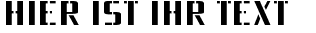 Ihre Vorschau von der Schriftart Braeside Lumberboy
