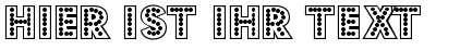 Ihre Vorschau von der Schriftart Budmo Jigglish