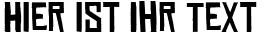 Ihre Vorschau von der Schriftart Chinese Rocks