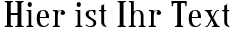 Ihre Vorschau von der Schriftart Credit Valley