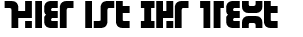 Ihre Vorschau von der Schriftart Dendritic Voltage