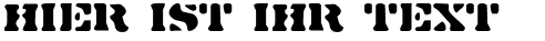 Ihre Vorschau von der Schriftart Dirty Bakers Dozen