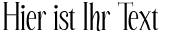 Ihre Vorschau von der Schriftart Echelon