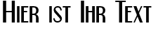 Ihre Vorschau von der Schriftart Engebrechtre