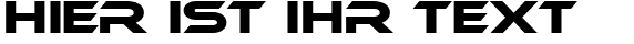 Ihre Vorschau von der Schriftart Ethnocentric