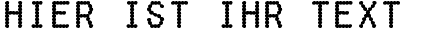 Ihre Vorschau von der Schriftart Fake Receipt