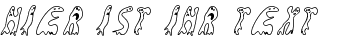 Ihre Vorschau von der Schriftart Groovy Ghosties