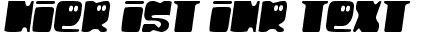 Ihre Vorschau von der Schriftart Hello Larry