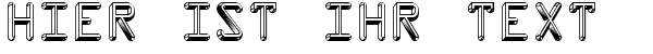 Ihre Vorschau von der Schriftart Kredit