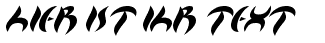 Ihre Vorschau von der Schriftart Map Of You