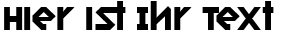 Ihre Vorschau von der Schriftart Relish Gargler